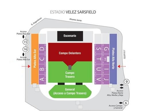 Estadio Vélez Sársfield: Como Llegar, Entradas, Mapas, Télefono